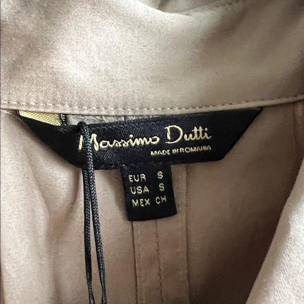 Massimo Dutti Beige Long dress - Picture 6 of 17